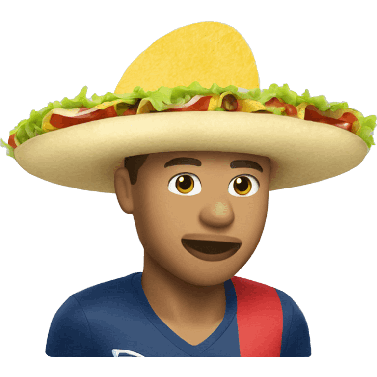 Mbappé mange tacos emoji