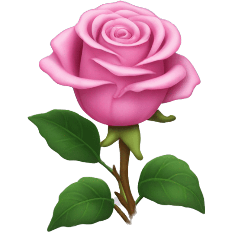 Pink enchanted rose emoji