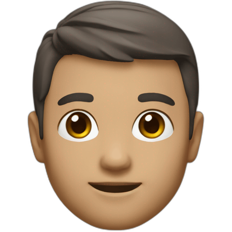 3d avatar memoji, front view, without neck emoji