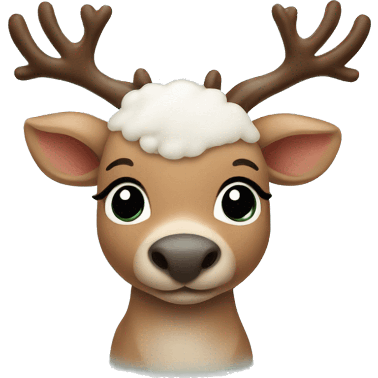  Cute little baby reindeer  emoji