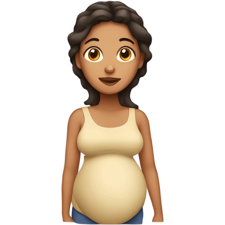 hispanic pregnant women emoji