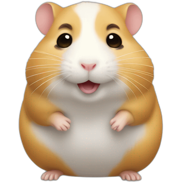 Hamster qui sourit emoji