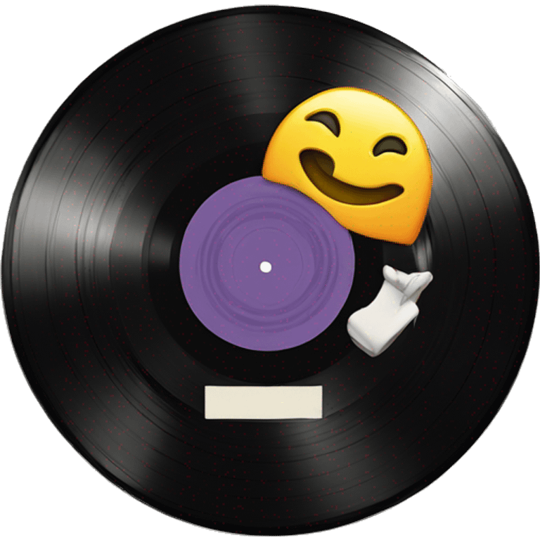 vinyl record emoji