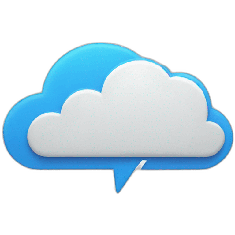 A download arrow with a cloud emoji