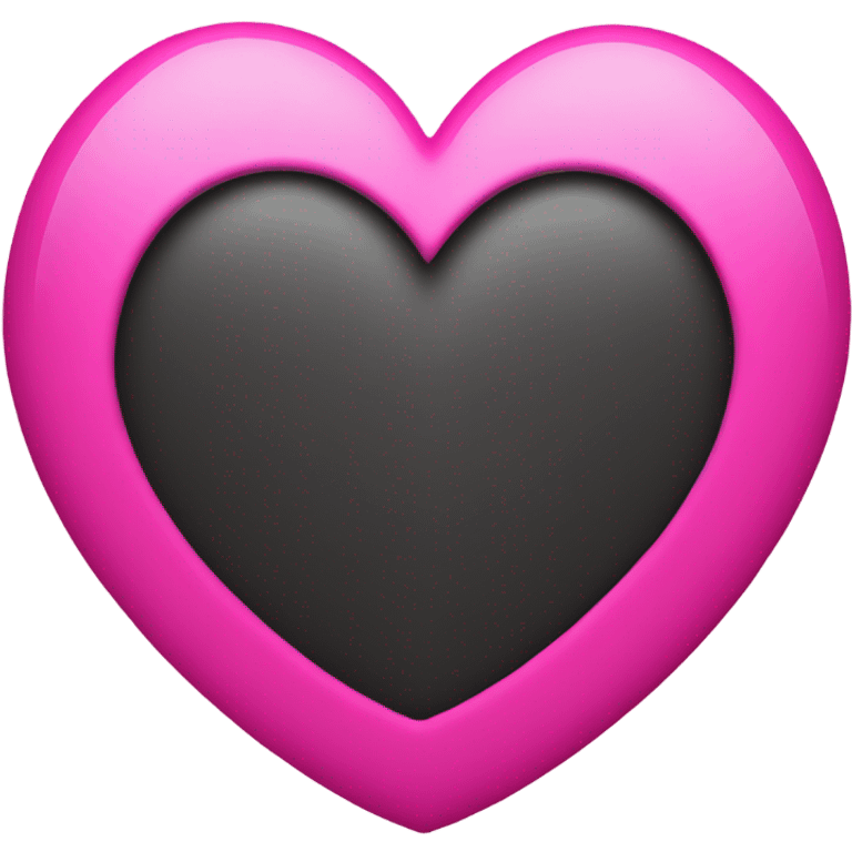 Pink hart emoji