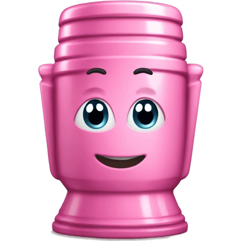 Cute pink stanley cup emoji