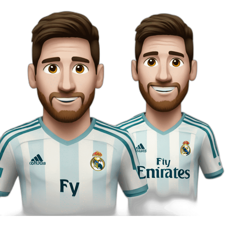 Messi Real Madrid emoji