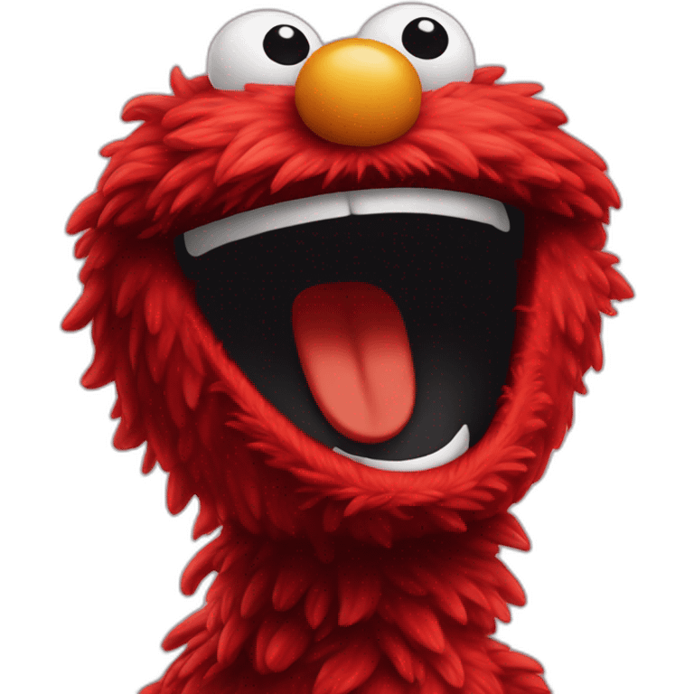 elmo laughing emoji