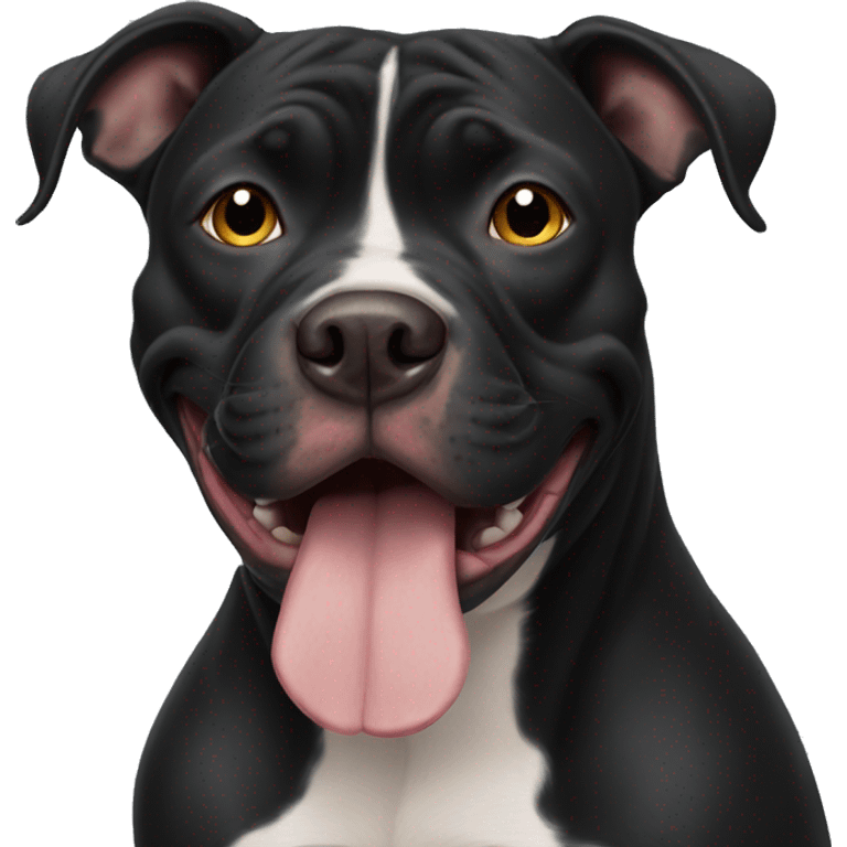 Stinky black pitbull  emoji