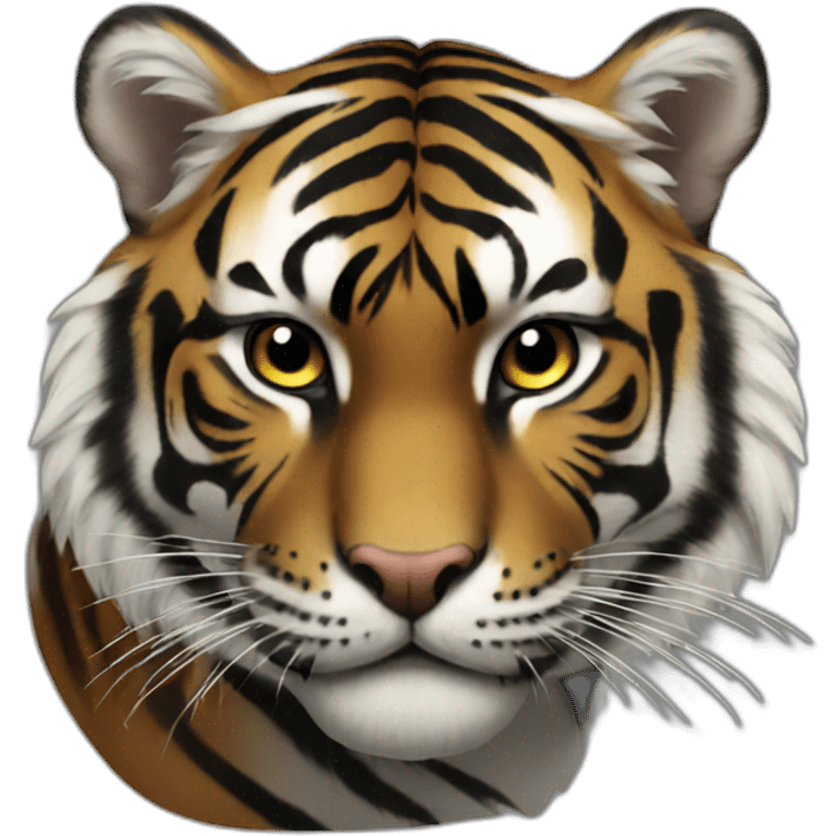 BLACK Tiger emoji