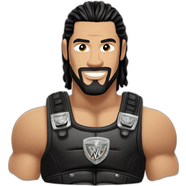 Roman reigns with WWE title emoji