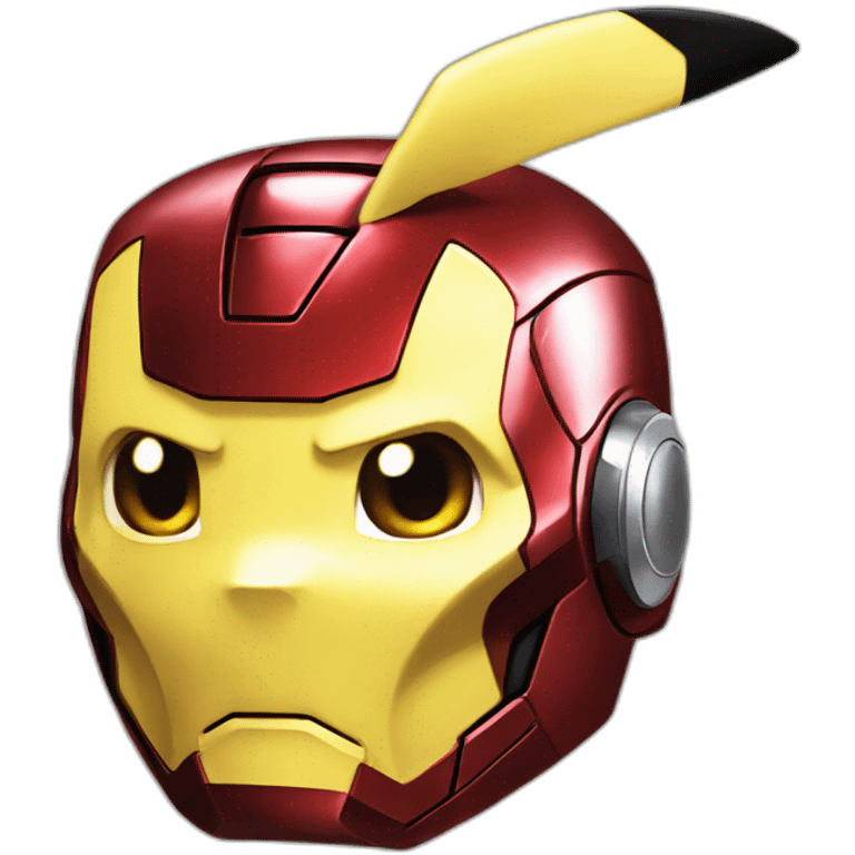 Iron man end pikachu emoji