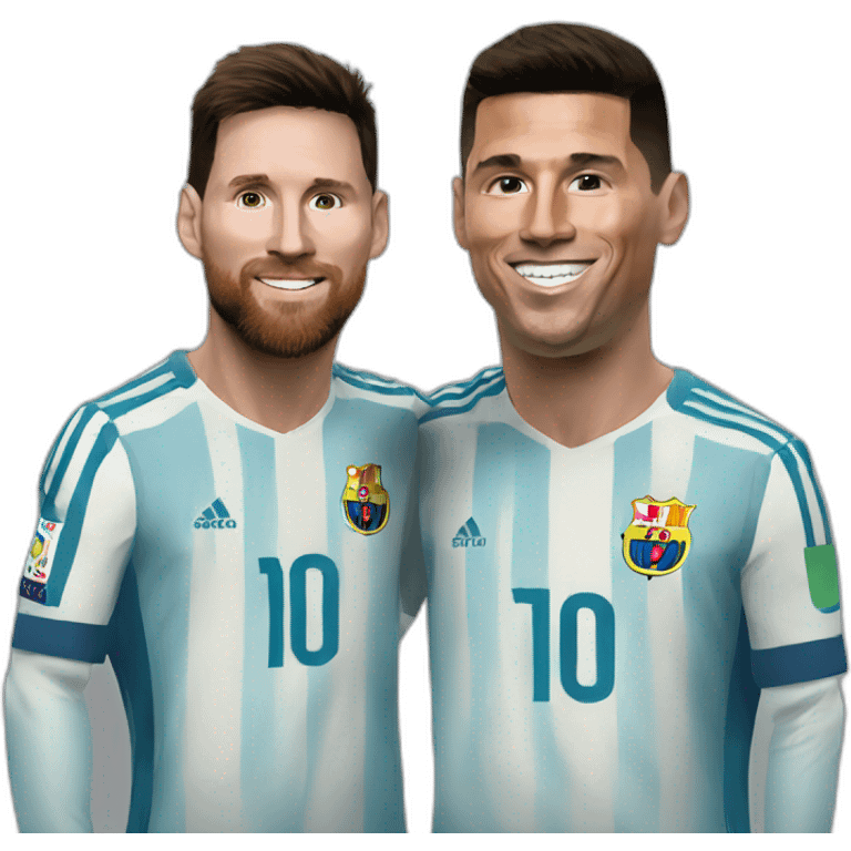 Messi and Ronaldo emoji