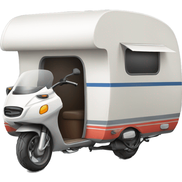 Caravan-motorbike  emoji