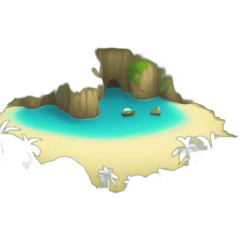 Beautiful island  emoji