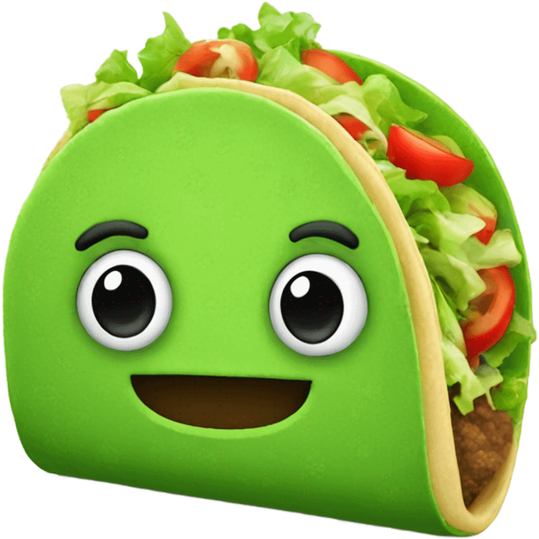 Green taco emoji