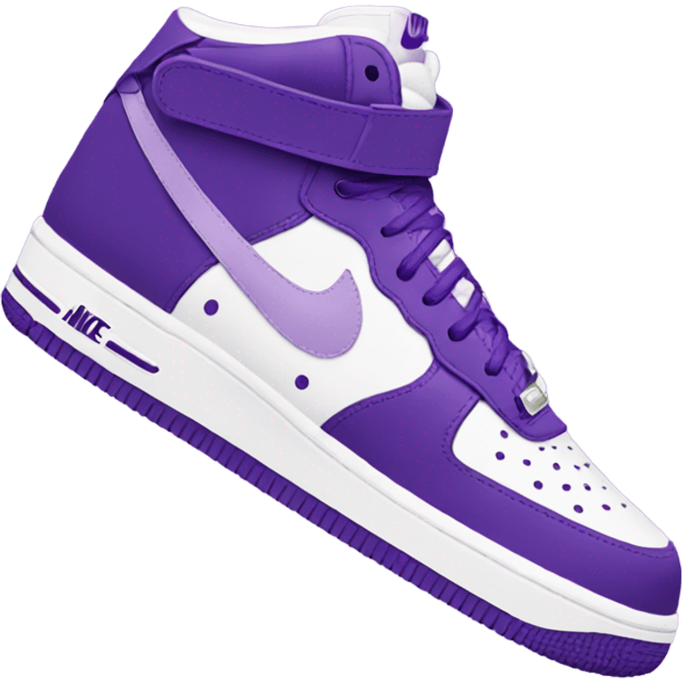 purple nike forces emoji