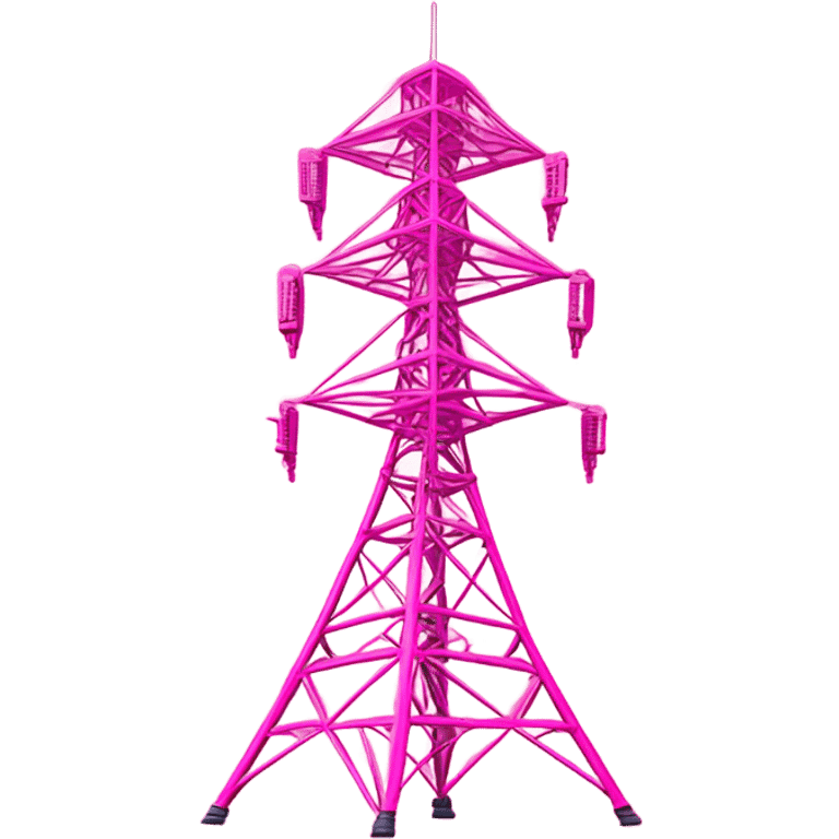 pink radio tower emoji