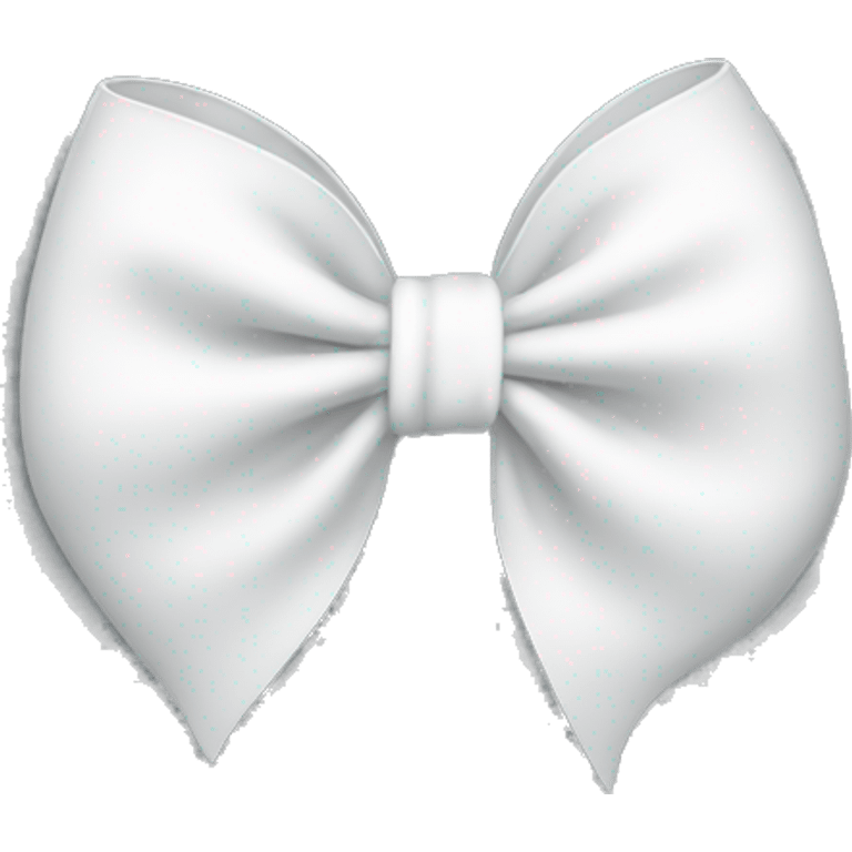 White bow  emoji