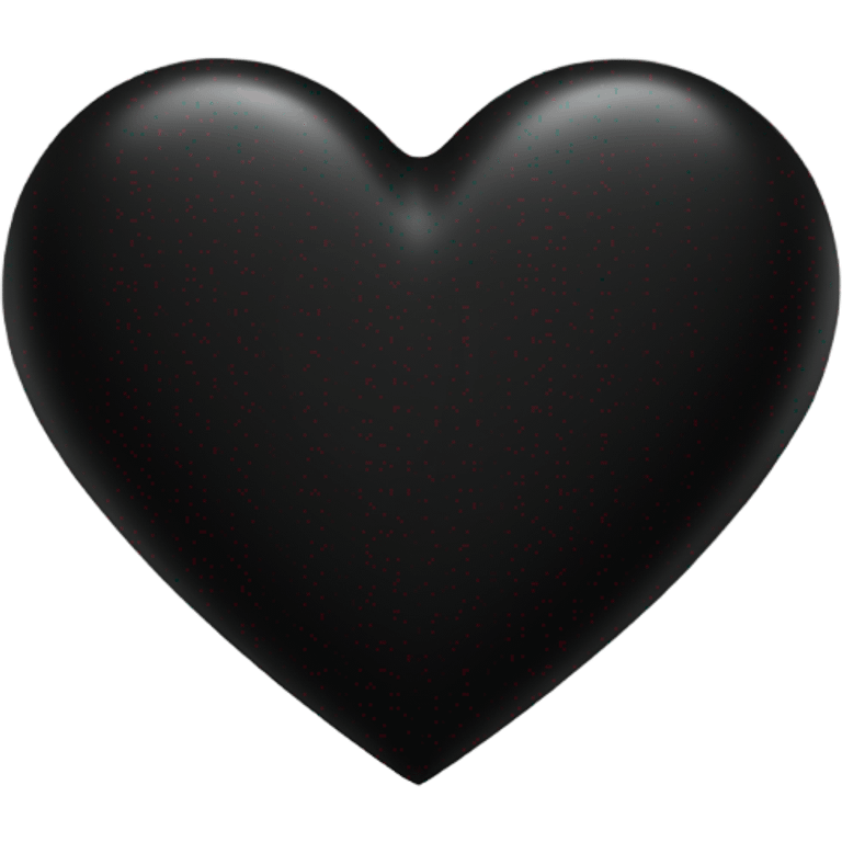 Black heart emoji