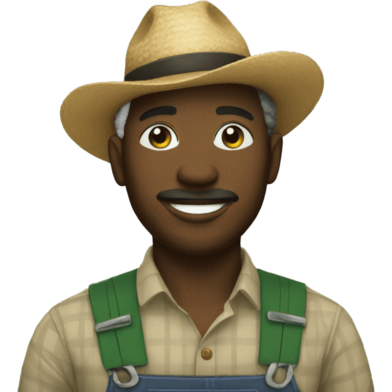 black farmer emoji