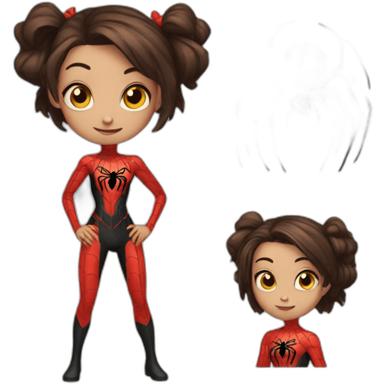 Spider girl emoji