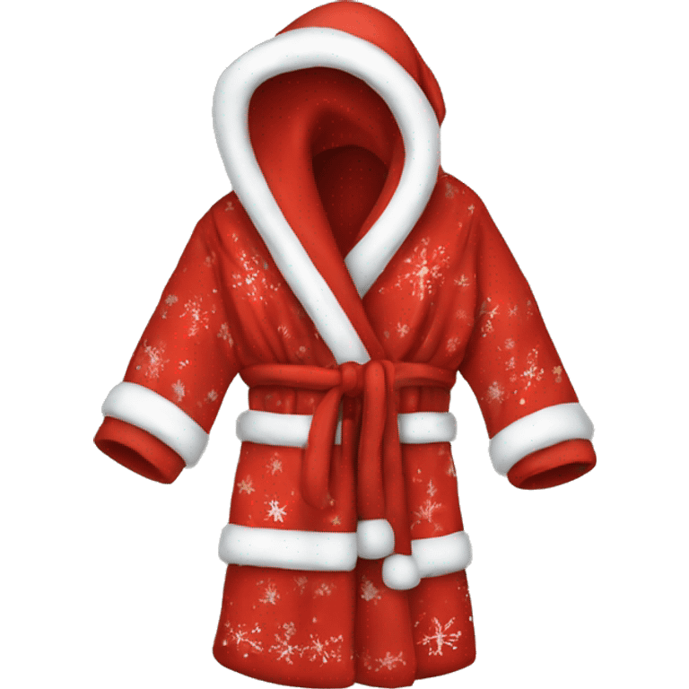 Xmas robe emoji