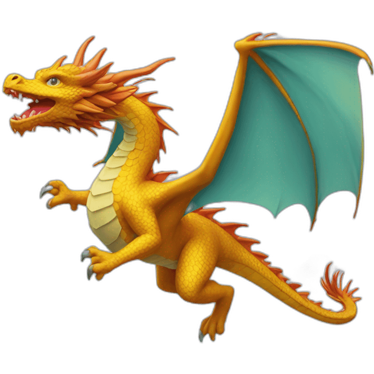 flying-dragon-aerial-view emoji