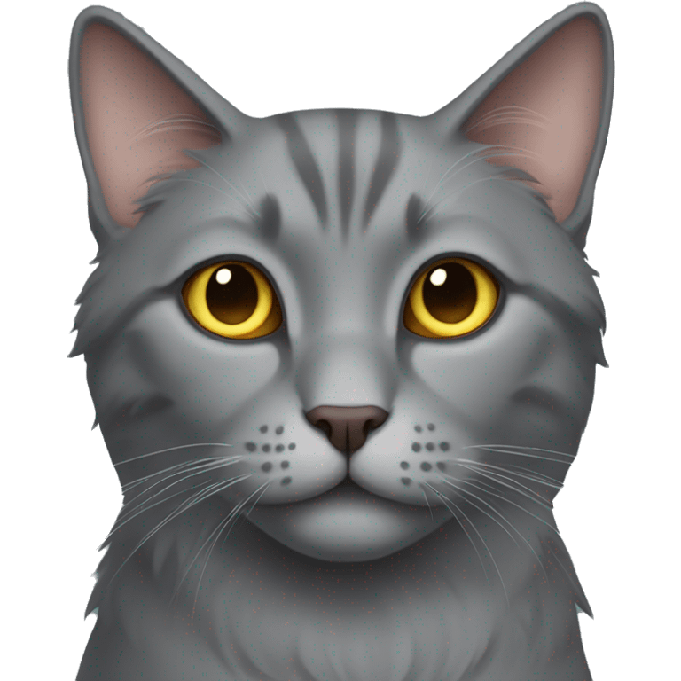 Gray cat Nibelung emoji