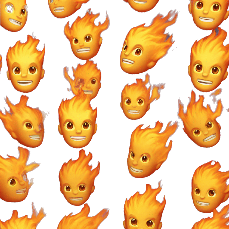 HUMAN TORCH HEAD emoji