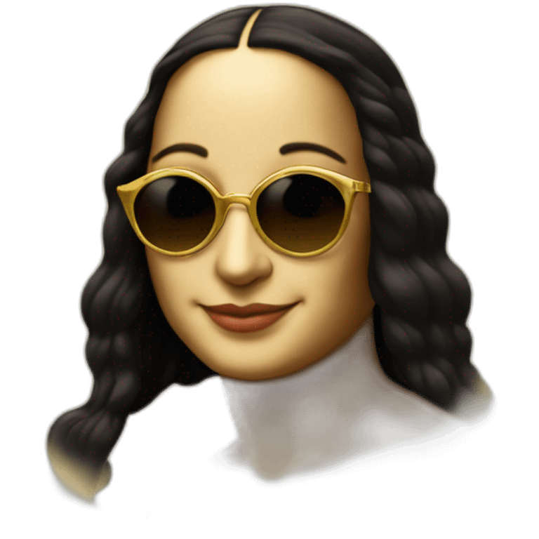 Mona Lisa sunglasses  emoji