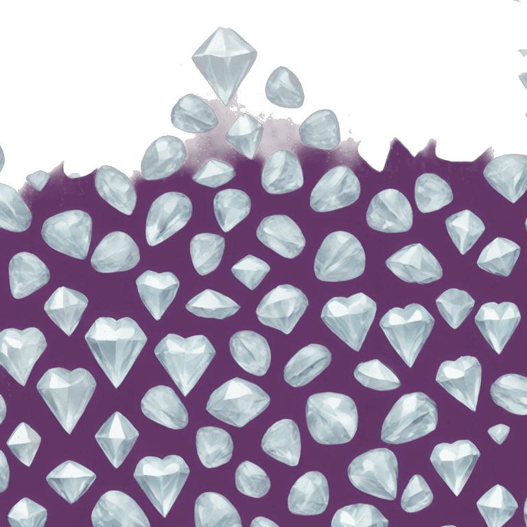 Diamond hearts emoji