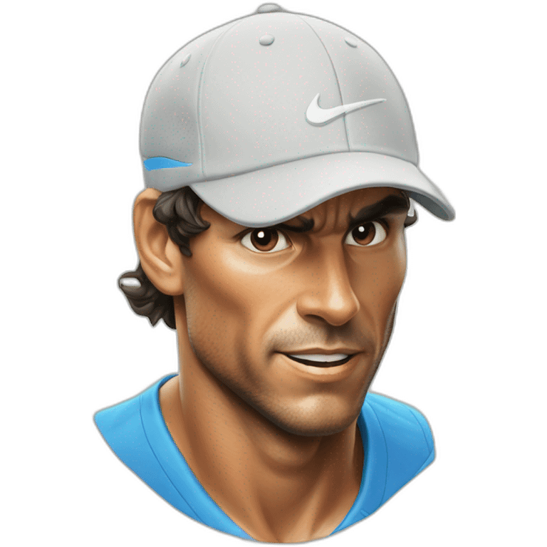 rafa nadal portrait emoji