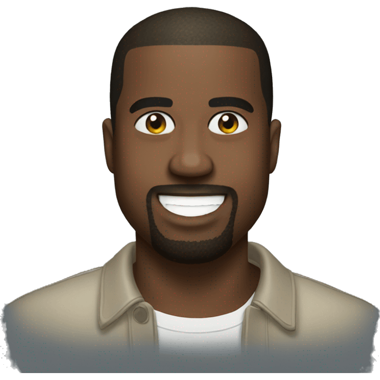 Kanye West smiling emoji