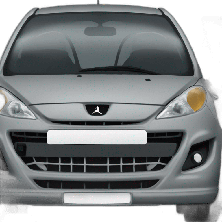 Peugeot 207 grise emoji