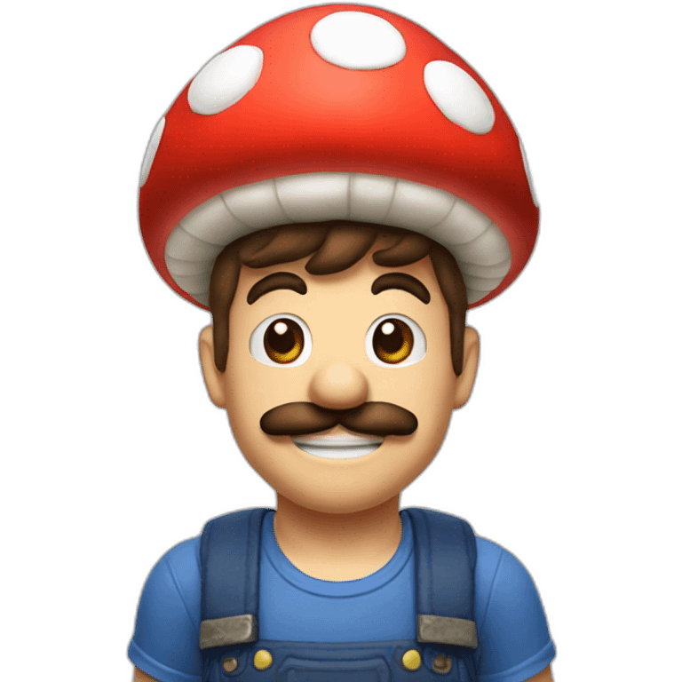 Mario shroom emoji