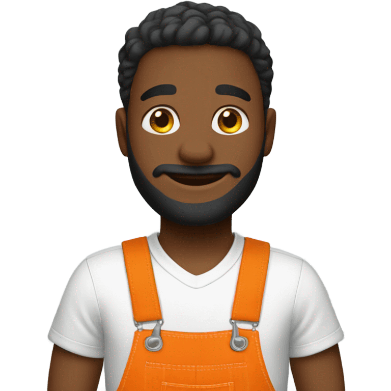 orange overalls emoji