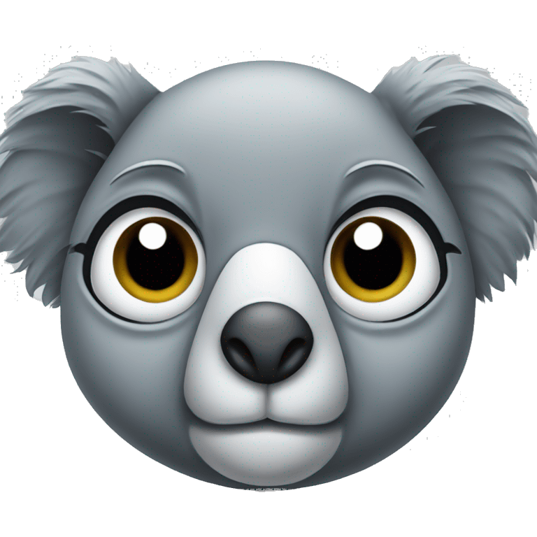 Koala with one eye emoji