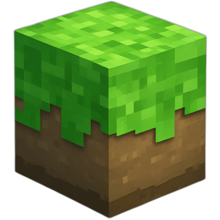 Minecraft grassblock emoji