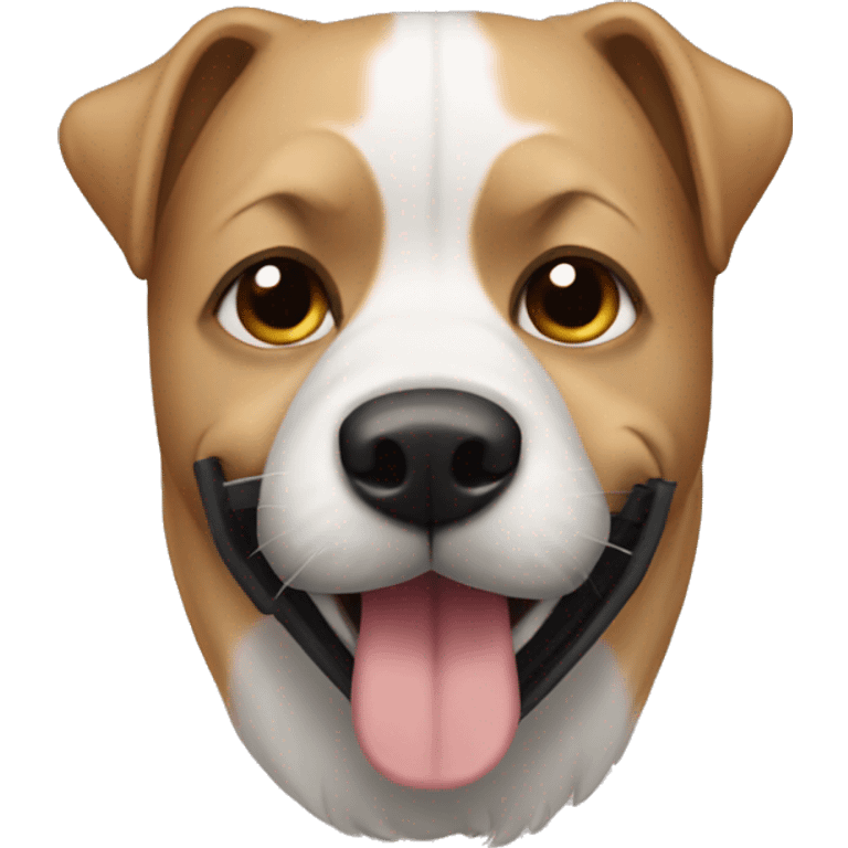 Dog with a Covid mask  emoji