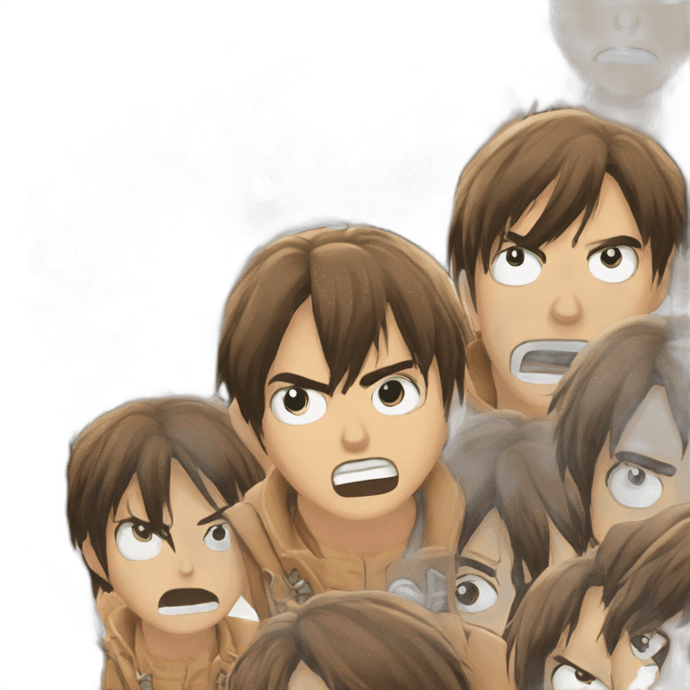 Attack on titan logo emoji