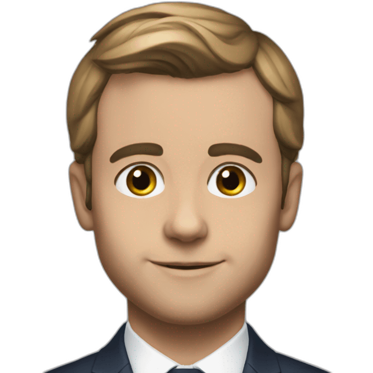 Macron-love-Young emoji