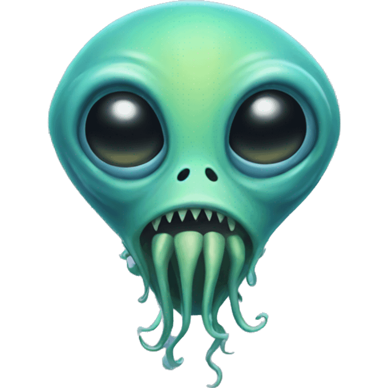 Alien that lives in the ocean  emoji