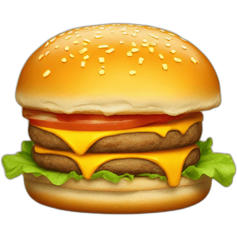 Cheddar burger emoji