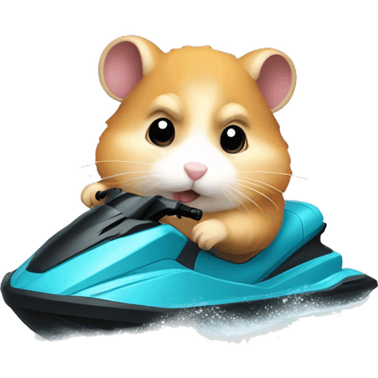 hamster on jetski emoji