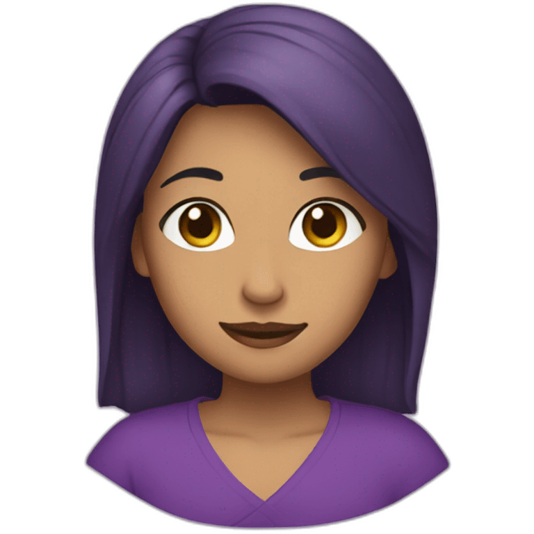 Uki Violeta emoji