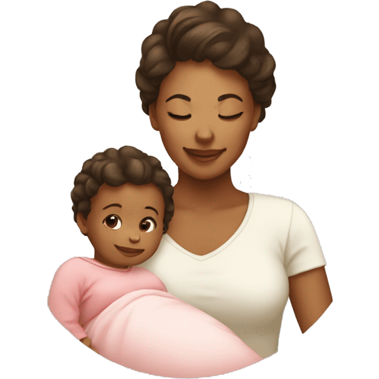 Mom and baby emoji