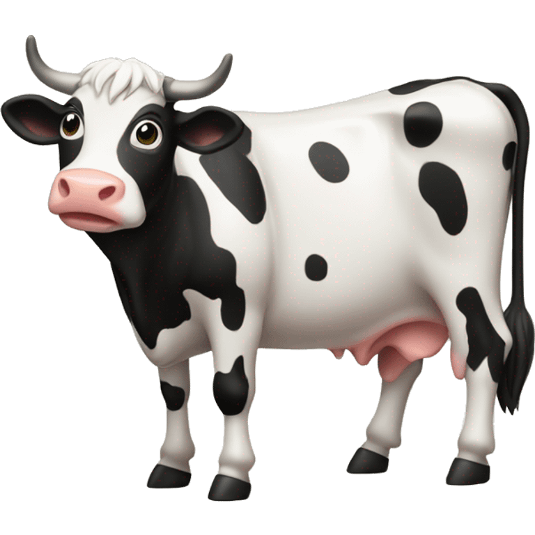 Vache avec sur la planete  emoji