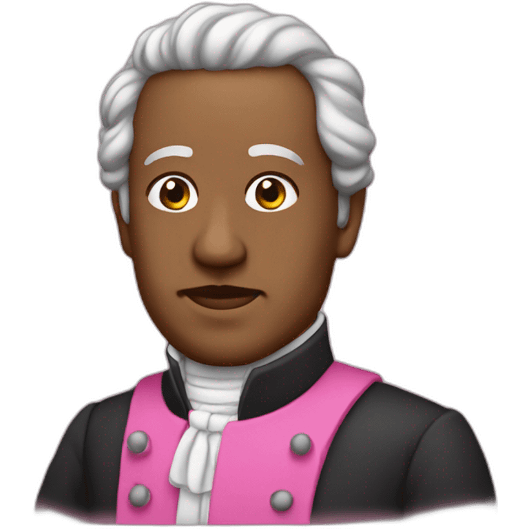 the historian in pink emoji