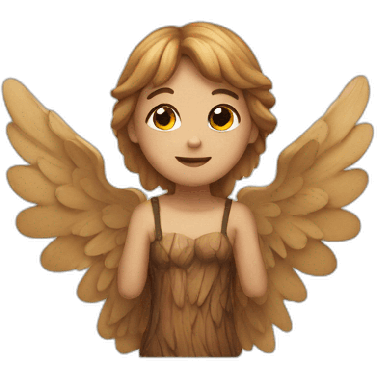 Wood angels  emoji